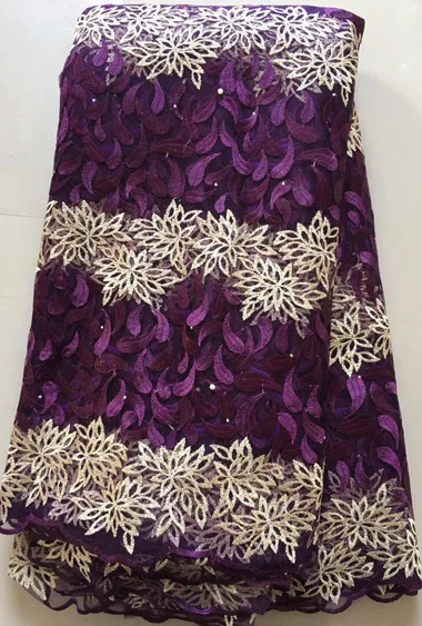 

High Quality African Lace Fabric Net 2019 French Lace Fabric Tulle With stones Nigerian Lace Fabric For Wedding FLL3016 purple
