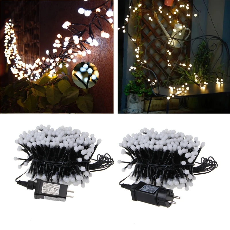 3 м светодиодный 400 Светодиодная гирлянда Firecrackers Light Fairy String Light для наружного внутреннего дома Hom