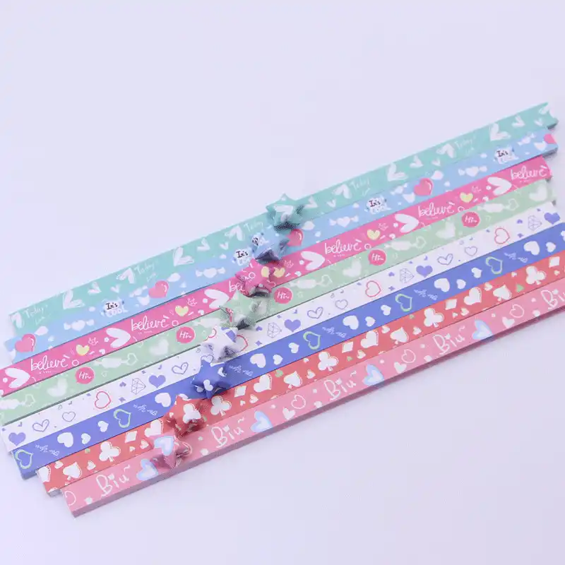 colore: Bianco 500 pz Strisce di carta per decorazioni larghezza 10 mm Origami