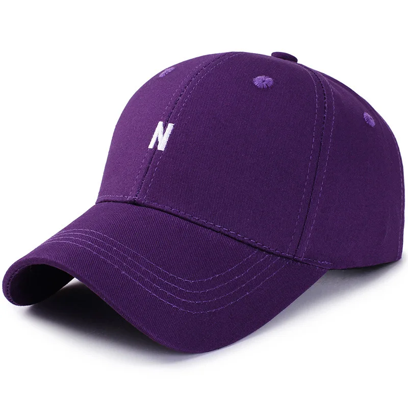Шляпа мужская прилив Корейский стиль лето Утконос шляпа прохладный уличный козырек дикий хип-хоп Открытый Кепка-бейсболка от солнца - Цвет: Purple