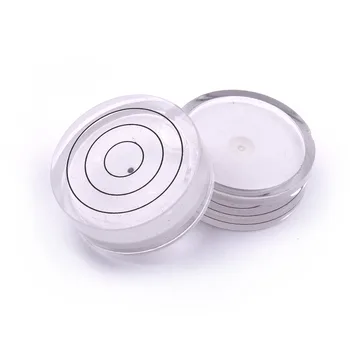 

High Accuracy 4Pcs/Lot 2 Types Round Mini Spirit Level Bubble Diameter 32mm Level Bubble for Level Measurement Instrument Tools
