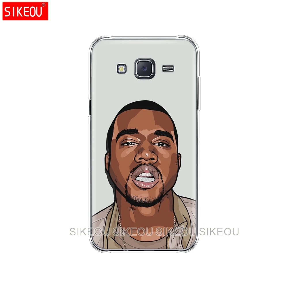 Силиконовый чехол для телефона Samsung Galaxy J1 J2 J3 J5 J7 MINI 2016 2015 prime Kanye Omari West|Бамперы| |