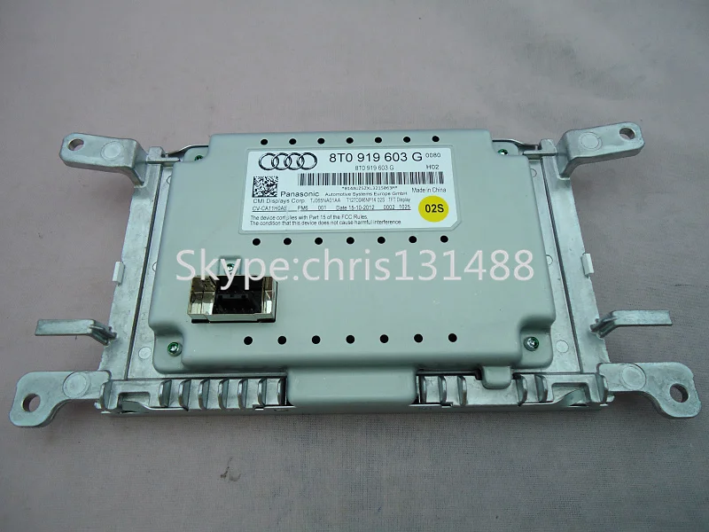 

100%Original new 8T0919603G 8T0 919 603G for Mini AUDIA4L Q5 car LCD screen display free shipping