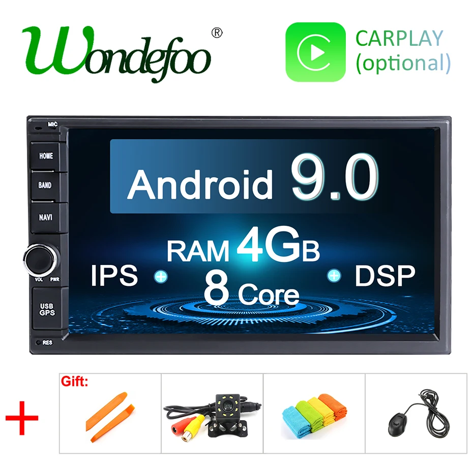 Android 9.0 7 IPS DSP Octa coreQuad Core 2 Din Universal Car GPS Radio navigation player multimedia screen no dvd player Android 9.0 7 IPS DSP Octa coreQuad Core 2 Din Universal Car GPS Radio navigation player multimedia screen no dvd player