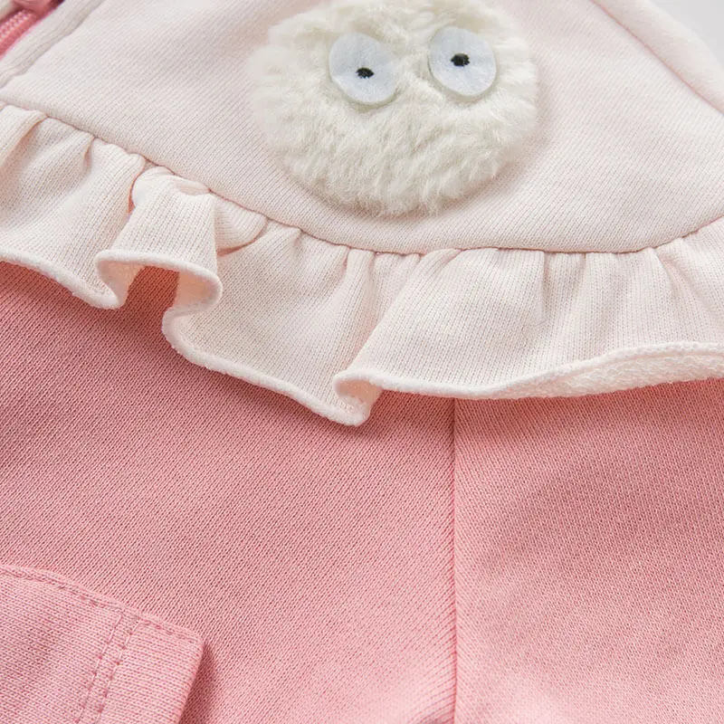DBZ8929 dave bella/весенние модные комплекты одежды для маленьких девочек милые костюмы с длинными рукавами для девочек