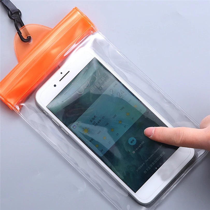 

Waterproof Phone Bag Underwater Swim Pouch Dry Bag Case Cover For Cell Phone Mobile Transparent Pvc borsa impermeabile A20