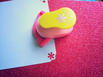 

free shipping snowflake design lever corner punch border punch embossing punches for scrapbooking