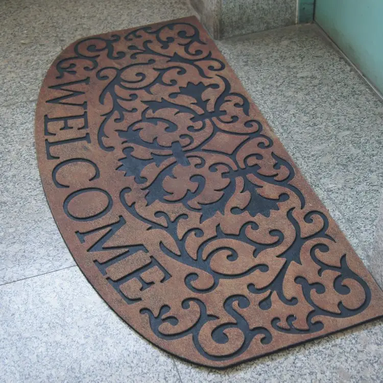 Mode Gummi Fussmatte Teppich Matte Entranceway Wasserdichte Matten