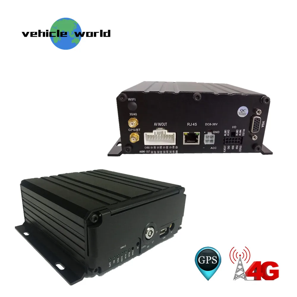 Gps 3g 4 г AHD 720 P HDD sd-карта 4Ch Мобильный DVR для школы автобус прицеп грузовик такси автомобиля