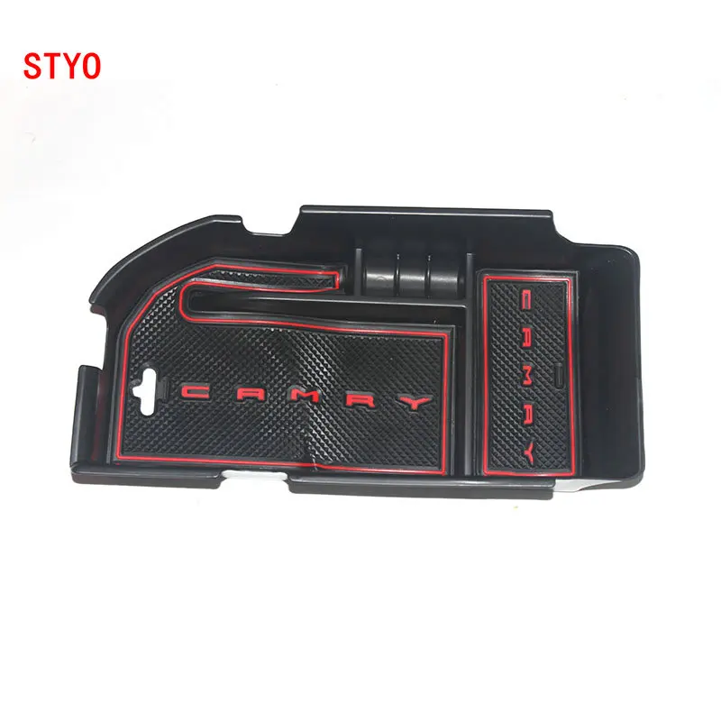 

STYO For Toyotas Camry 2018 Central Glove Box Armrest Pallet Secondary Storage Box