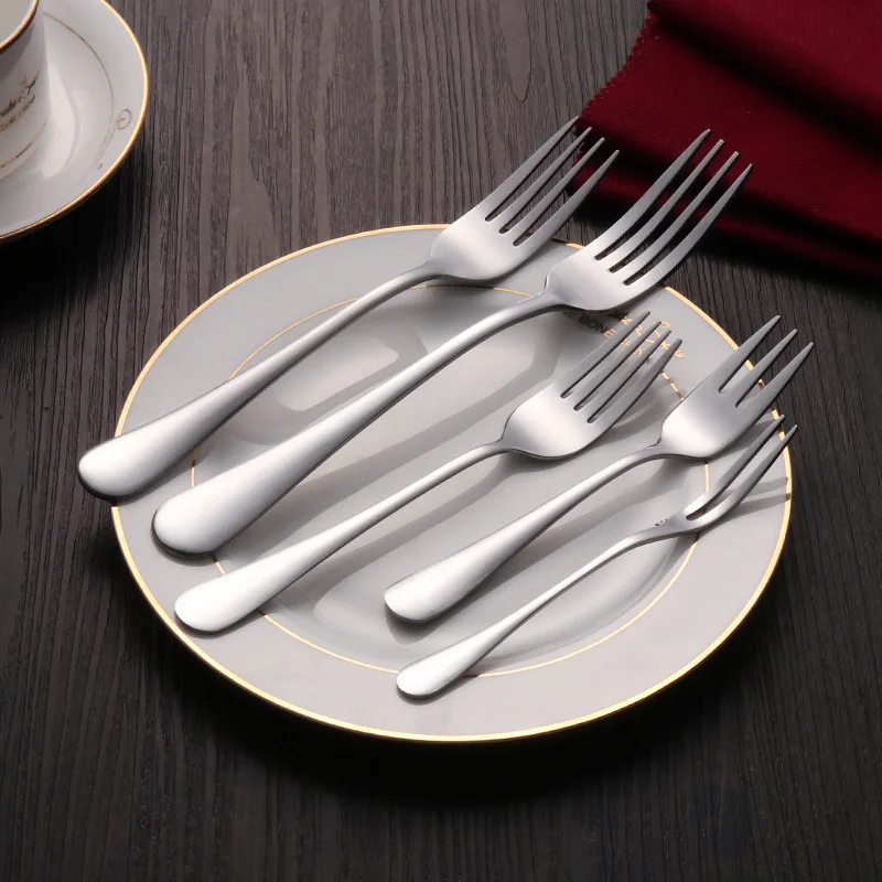 Столовая вилка из нержавеющей стали 6 шт.|stainless steel fruit fork|fruit forkfruit fork set |