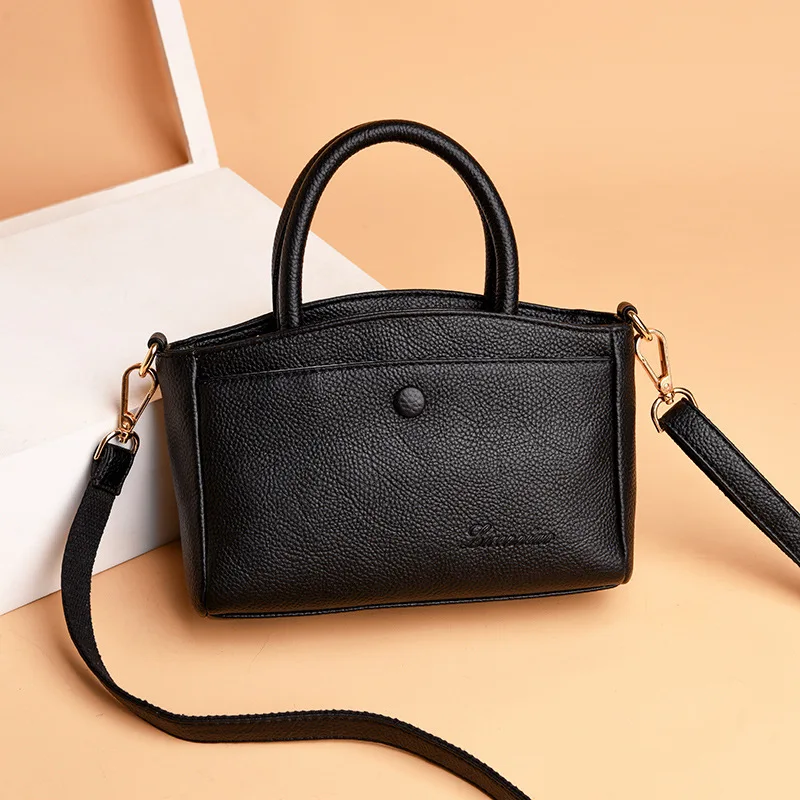 

New style lady's one-shoulder inclined bag with soft litchi pattern fashionable summer bag