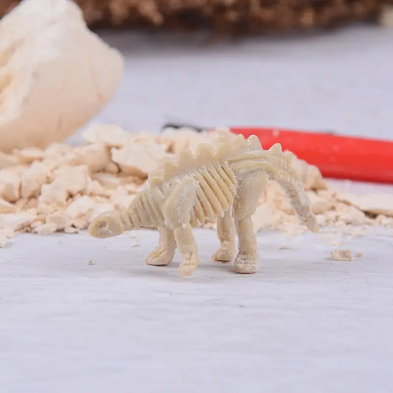 3 шт. (1 яйцо + 2 инструмента) DIY Динозавр копание окаменелостей раскопки игрушки для