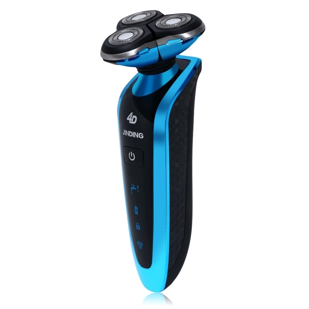 

JINDING Men's 4D Shaver Shaving Machine Rechargeable Three Blades Electric Shaver Waterproof Beard Electric Razor For Men