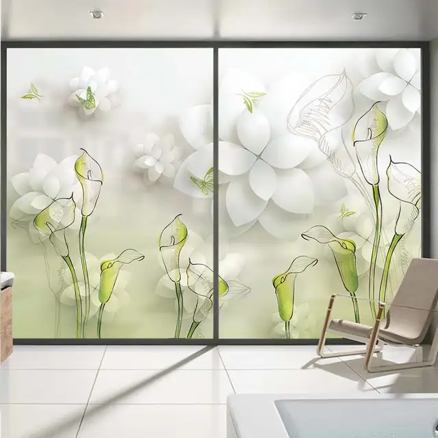 Sliding Door Stickers Custom Window Glass Matte Stickers