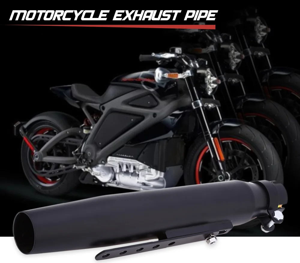 

Motorcycle Exhaust Pipe Chrome Material Suitable for Harley Davidson 1995 - 2016 Exhaust Flue Gas Effectively and Directly