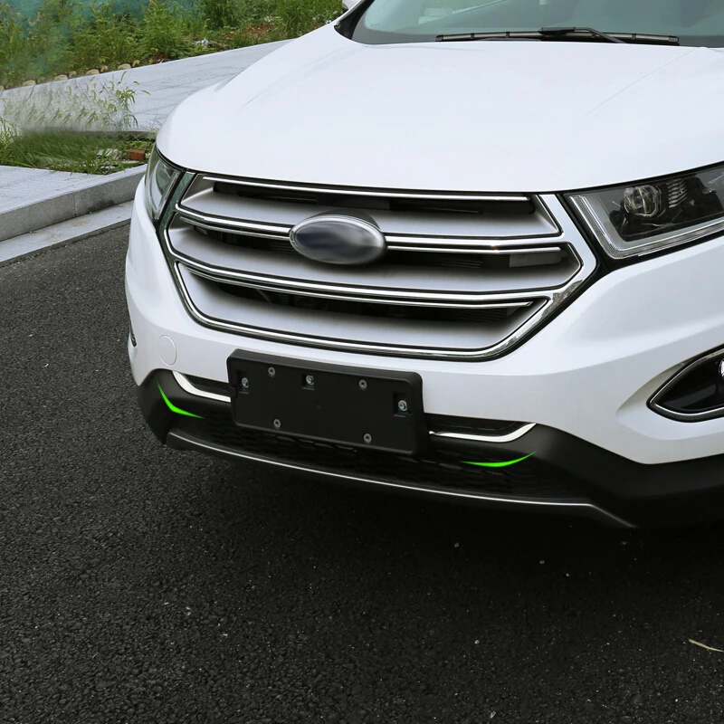 Для Ford Edge аксессуары для стайлинга автомобилей ABS пластик Автомобильная решетка для украшения ограждения накладка