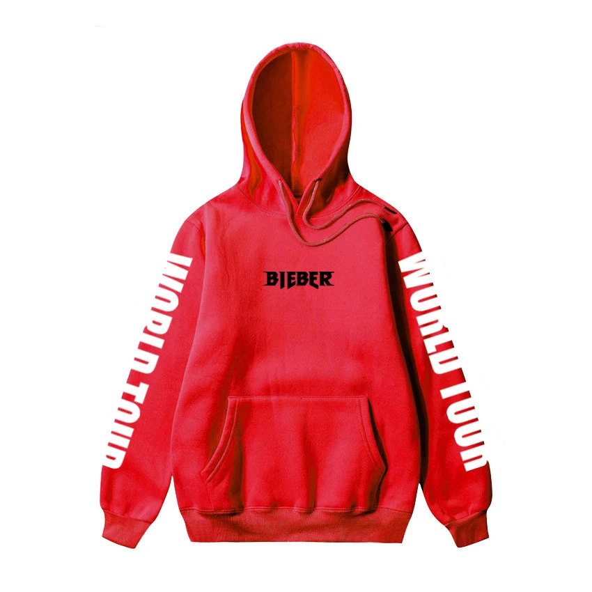 2017 Justin Bieber Purpose Tour Print Hoodie Men Hip hop Hoodie Cotton Pullover WORLD TOUR Special Women Sweatshirt