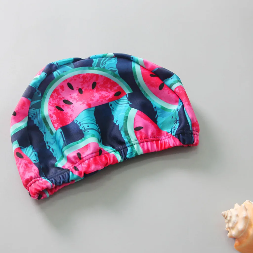 Kids Baby Girls swimwear Long Sleeve Fruit Print swimsuit baby girl Beach Swimwear Hat Clothes Set biquinis feminino