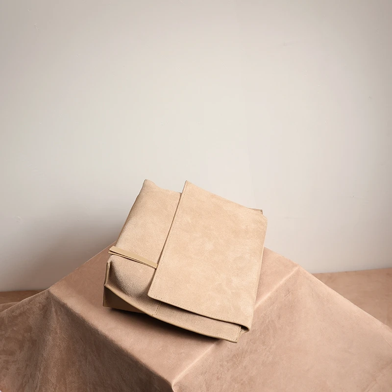 WOONAM дизайнерская модная сумка из натуральной замши телячьей кожи средней трапеции сумка через плечо WB869