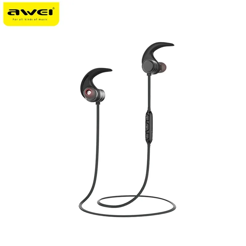 

AWEI AK5 Bluetooth Earphone Wireless In-ear Sports Earphones With Magnetic Controller Headset Bluetooth Earphone for Smartphones