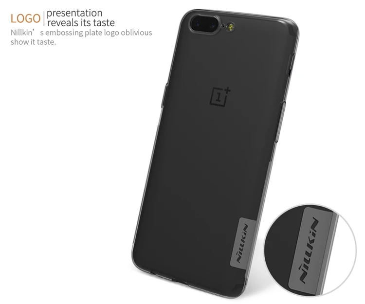 oneplus 5 oneplus5 TPU Case Nillkin Gel Clear Transparent Nature Silicone Cover For 1 plus 5 A5000 one plus 5 (5.5'') cover case (7)