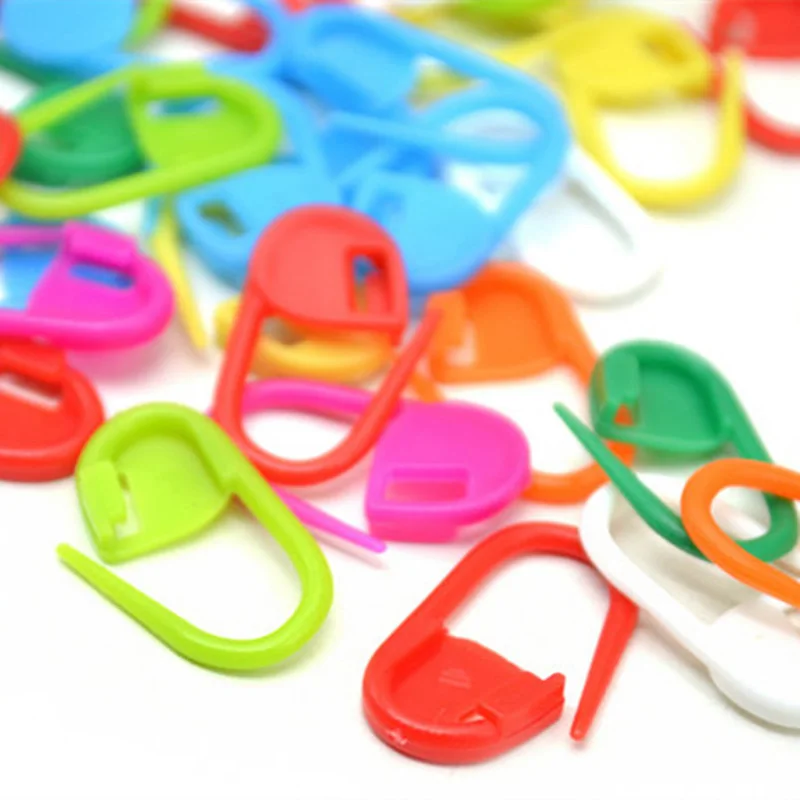 

60pcs/lot Sewing Tool Accessory Plastic Markers Holder Needle Clip Knitting Needles Crochet Locking Stitch Holder Clothes JK105
