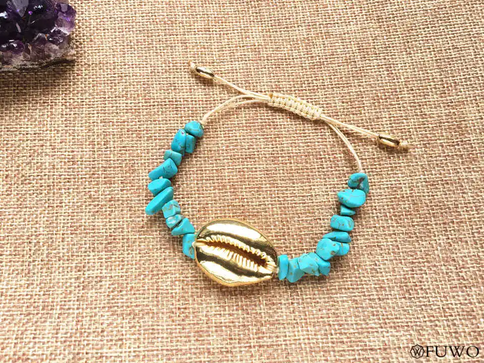 Cowrie Turquoise Bracelet 8