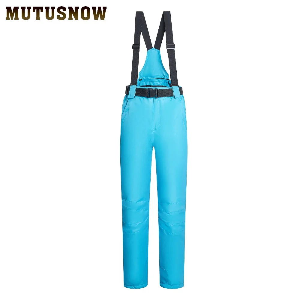 Najtaniej Kobiety spodnie narciarskie Brand New sportowe na świeżym powietrzu wysokiej jakości szelki spodnie męskie wiatroszczelne wodoodporne ciepłe zimowe śnieg snowboard narciarstwo