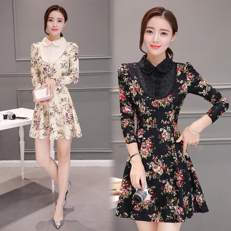 Плюс большие размеры женская одежда 2018 весна-осень корейский vestidos сладкий Новая