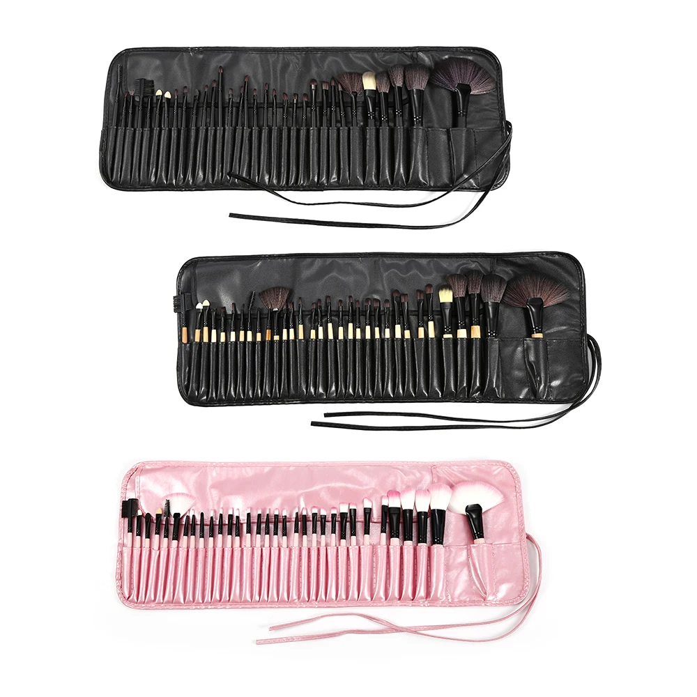 

ELECOOL 32Pcs Professional Makeup Brushes Set Foundation Powder Eyeshadow Blending Liquid Lip Brush Kit+ Bag 3 Colors Maquiagem