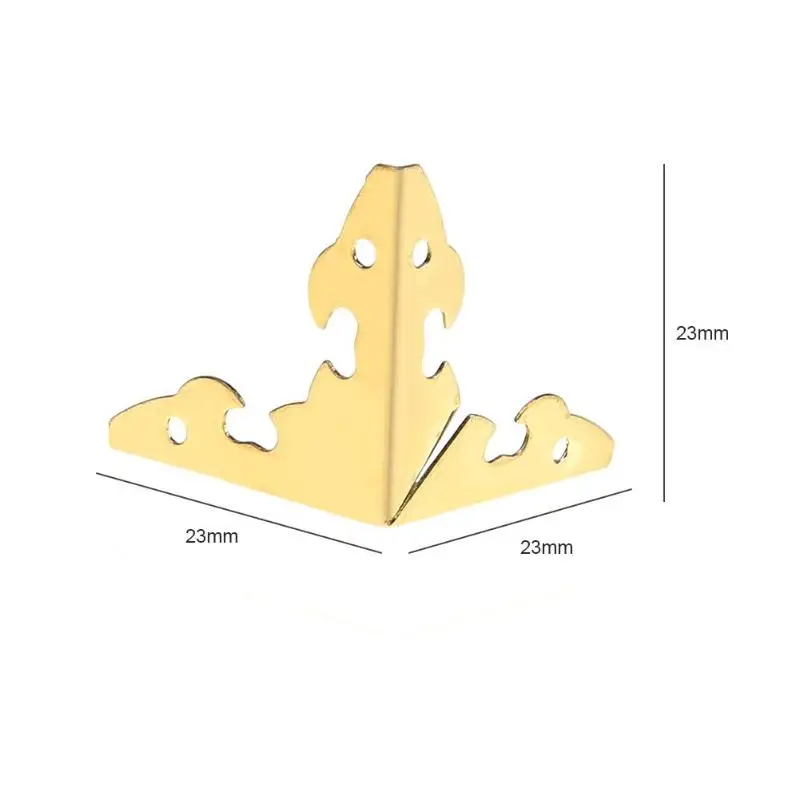 12 шт антикварные украшения угловая защита деревянная рамка коробки ноги декоративные протекторы для мебельных аксессуаров