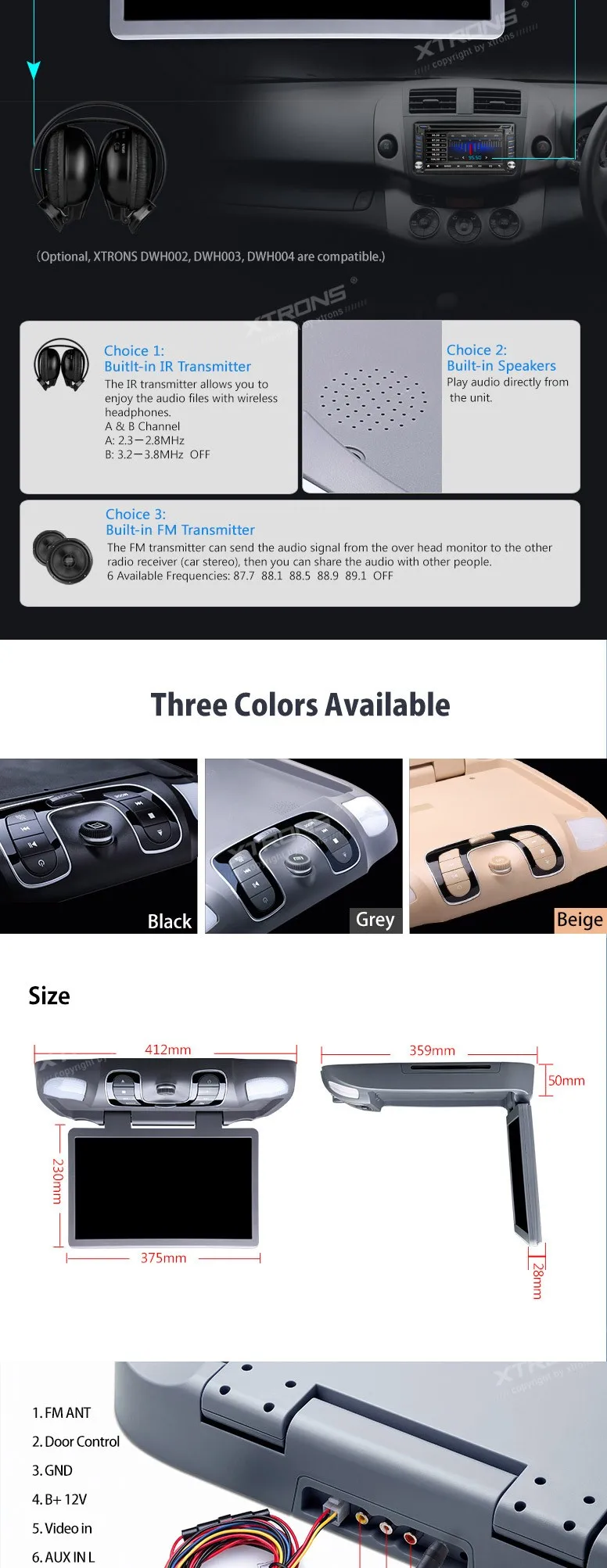 Sale Grey 15.6" inch HD Car Roof DVD Player with 1366*768 Resolution/170 Max Open Angle/Built-in IR & FM/32-Bit Games 6 Sale Grey 15.6" inch HD Car Roof DVD Player with 1366*768 Resolution/170 Max Open Angle/Built-in IR & FM/32-Bit Games 6