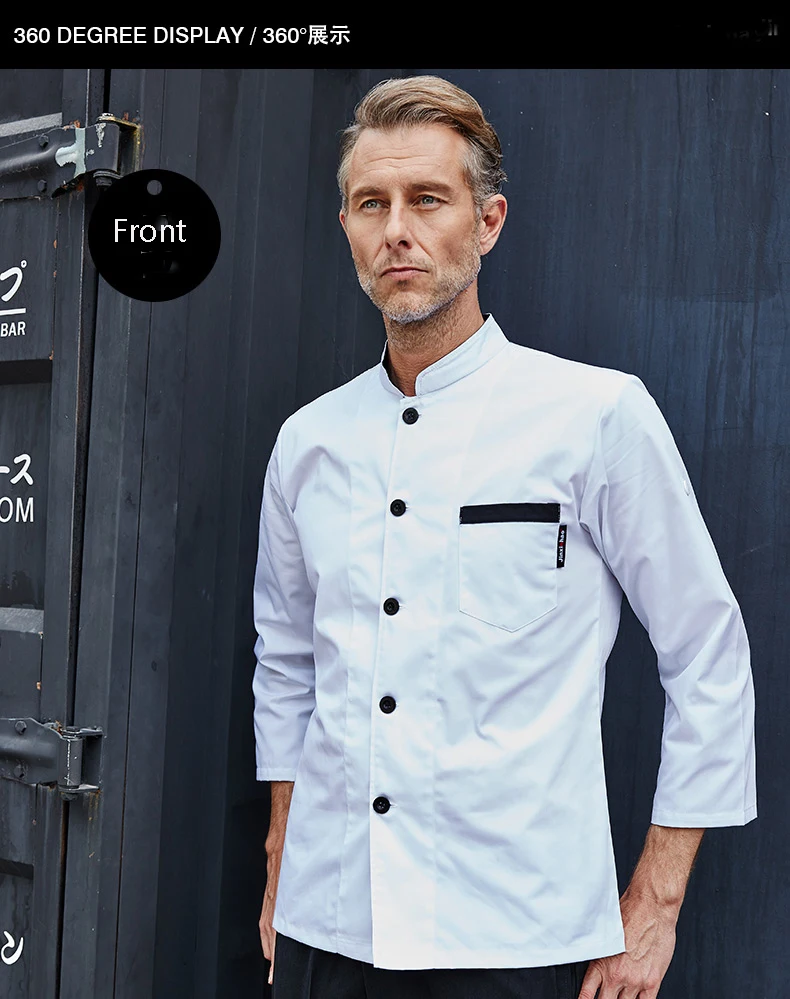 New Arrival Chef Jacket Hotel Restaurant Kitchen Workwear Clothes