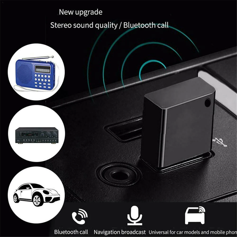 Wiress Dongle Bluetooth 5 0 музыкальный приемник с динамиком USB адаптер для автомобильного