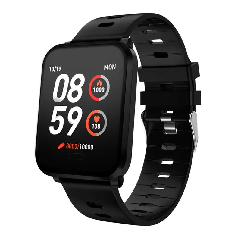

OGEDA Smart Fitness Watch Smart Wristband With Heart Rate Monitor Blood Pressure Ip68 Waterproof Remote Camera for IOS Android