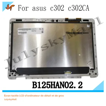 

Original 12.5" touch screen LCD with frame 1920 X 1080 resolution for ASUS Chromebook flip c302 C302CA LCD monitor components