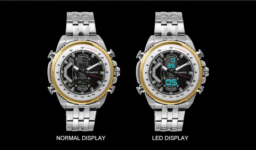 Men Skeleton Dual Display Watches Digital Chronograph Clock Luxury Sports Watches Waterproof Quartz Gift Wristwatch Reloj Hombre (3)