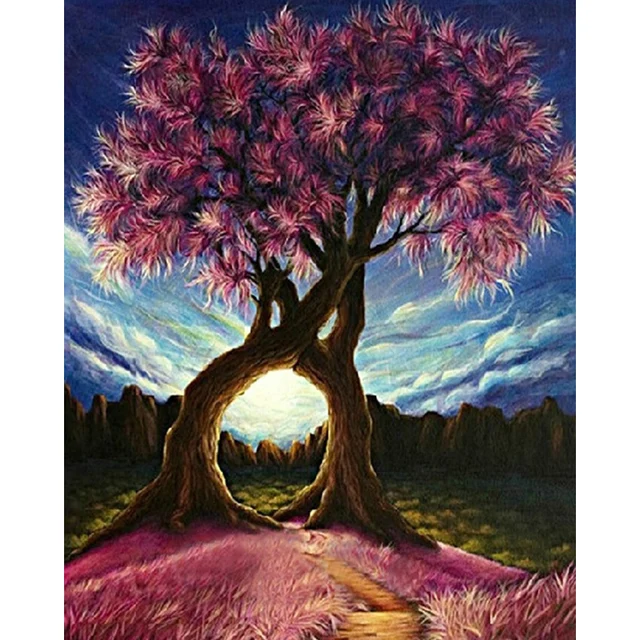 DIY 3D Diamond Painting Wish Tree Embroidery Rhinestones