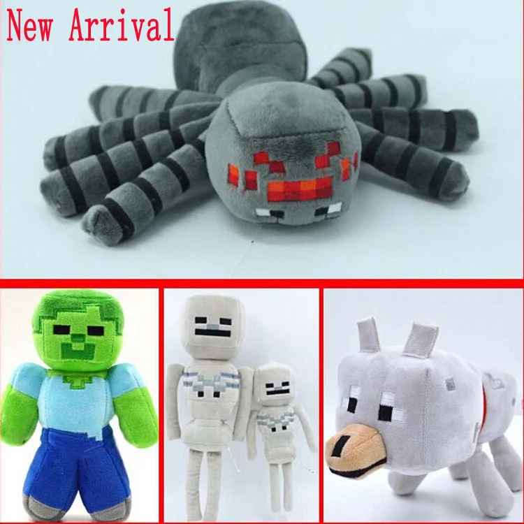 lobo minecraft peluche