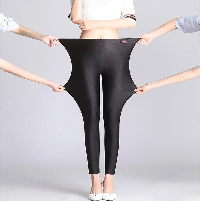

Babbytoro Women's Leggings Fashion Thin or Warm Fleece Jeggings Opaque Bottom Leg PencilPants Plus Size 4xl 3XL 2XL L Feminino
