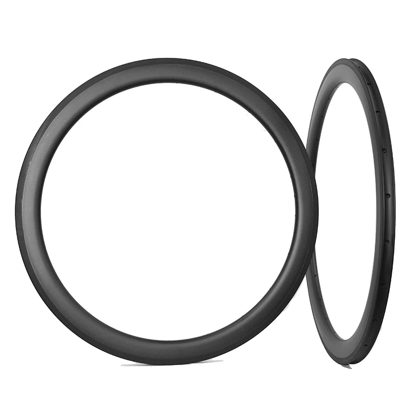 Discount carbon rims 700c tubular 50mm basalt carbon fiber bike rim 23mm wide 3K/UD Glossy/Matte 700C Road Bike Carbon Rim 1