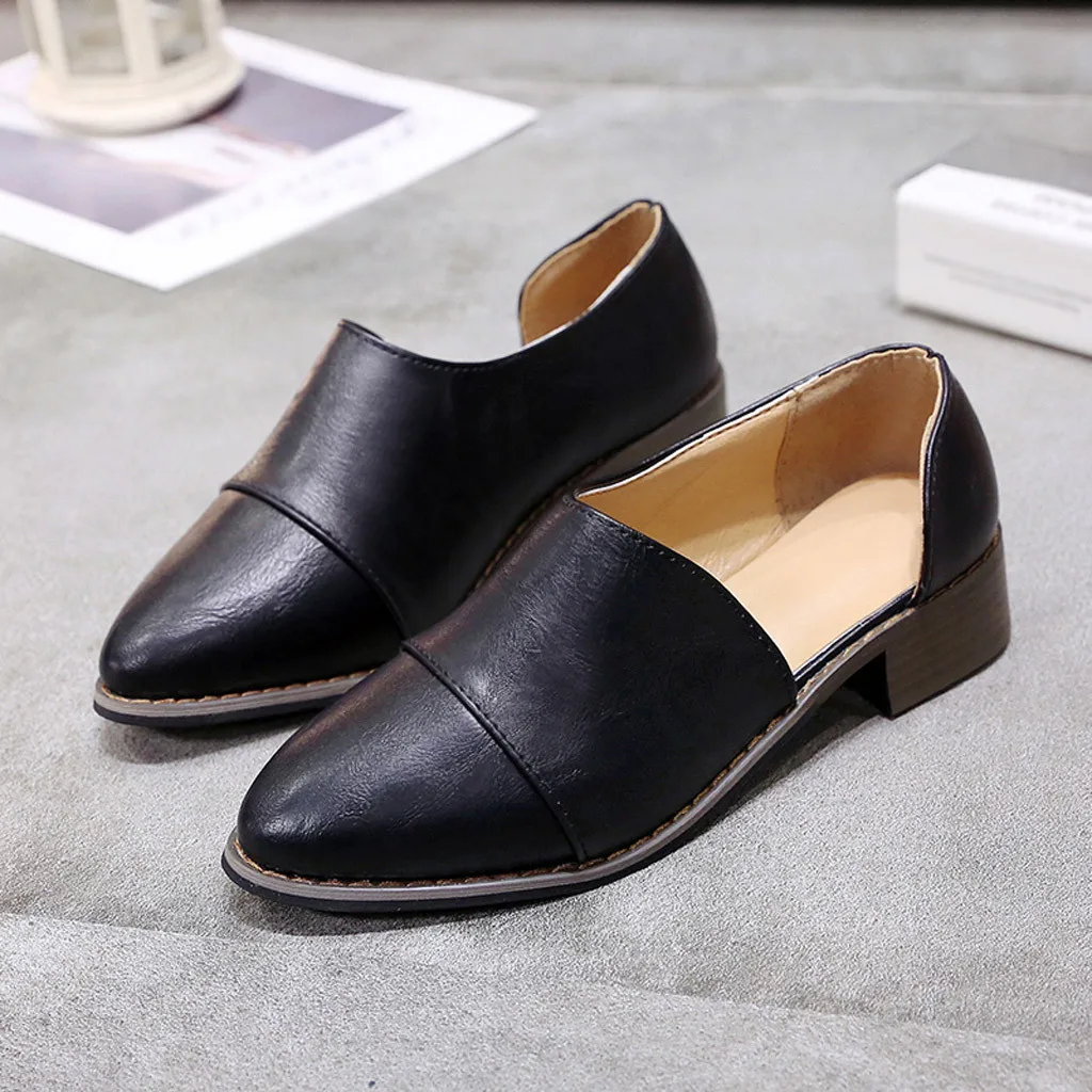 Большие размеры 35-43, женская обувь, обувь с острым носком, обувь на ...