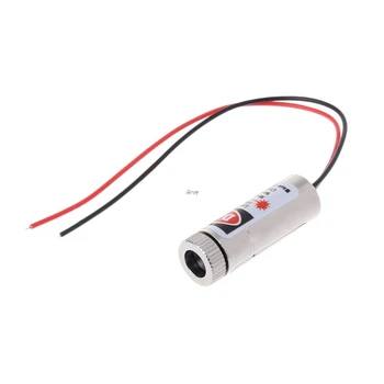 

Hot 650nm 5mW Red Point Laser Module Head Glass Lens Focusable Industrial Class