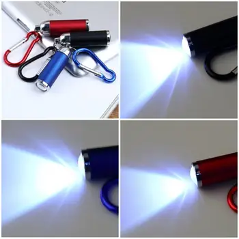 

1pcs Different Colors Flashlight Lamp LED Light Torch Keychain Hot Worldwide