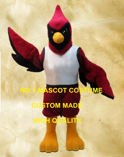 

red cardinal mascot costume custom high quality chicken theme anime cosply costumes advertising mascotte fancy dress kits 2081