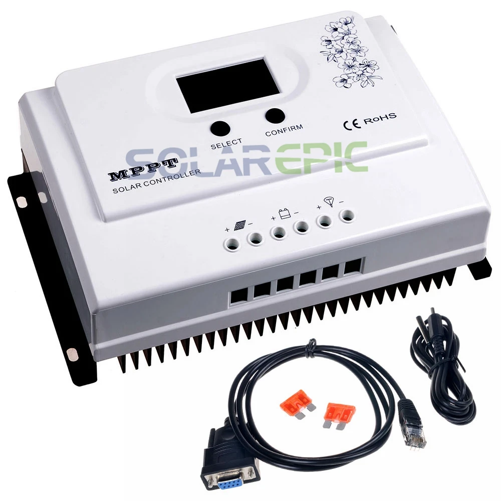 30A MPPT Контроллер заряда 12 В/24VDC авто с ЖК-дисплеем панель регулятор зарядного
