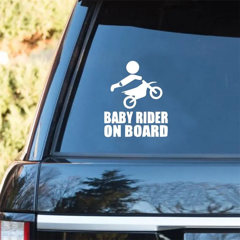 Baby Motocross Rider On Board – Baby On Board Sticker, Custom Made In the  USA