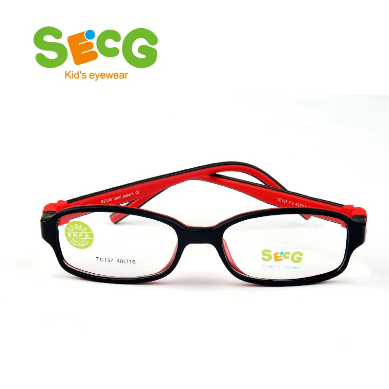 SECG TR90 Ультралегкая мягкая гибкая безопасная детская рамка Lunettes De Vue Enfan Рамка для