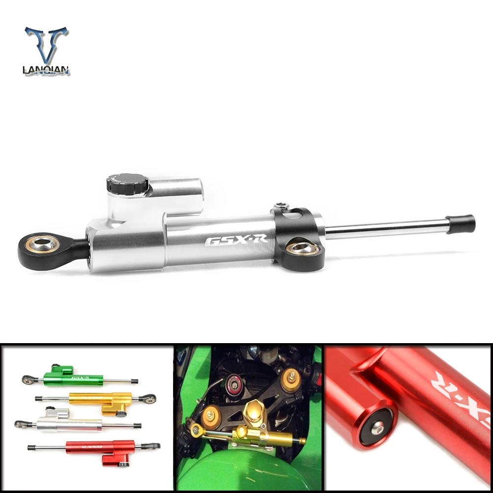 

Universal Aluminum Motorcycle Damper Steering Stabilize Safety Control For Suzuki GSX-R GSXR 600 750 1000 K1 K2 K3 K4 K5 K6 K7